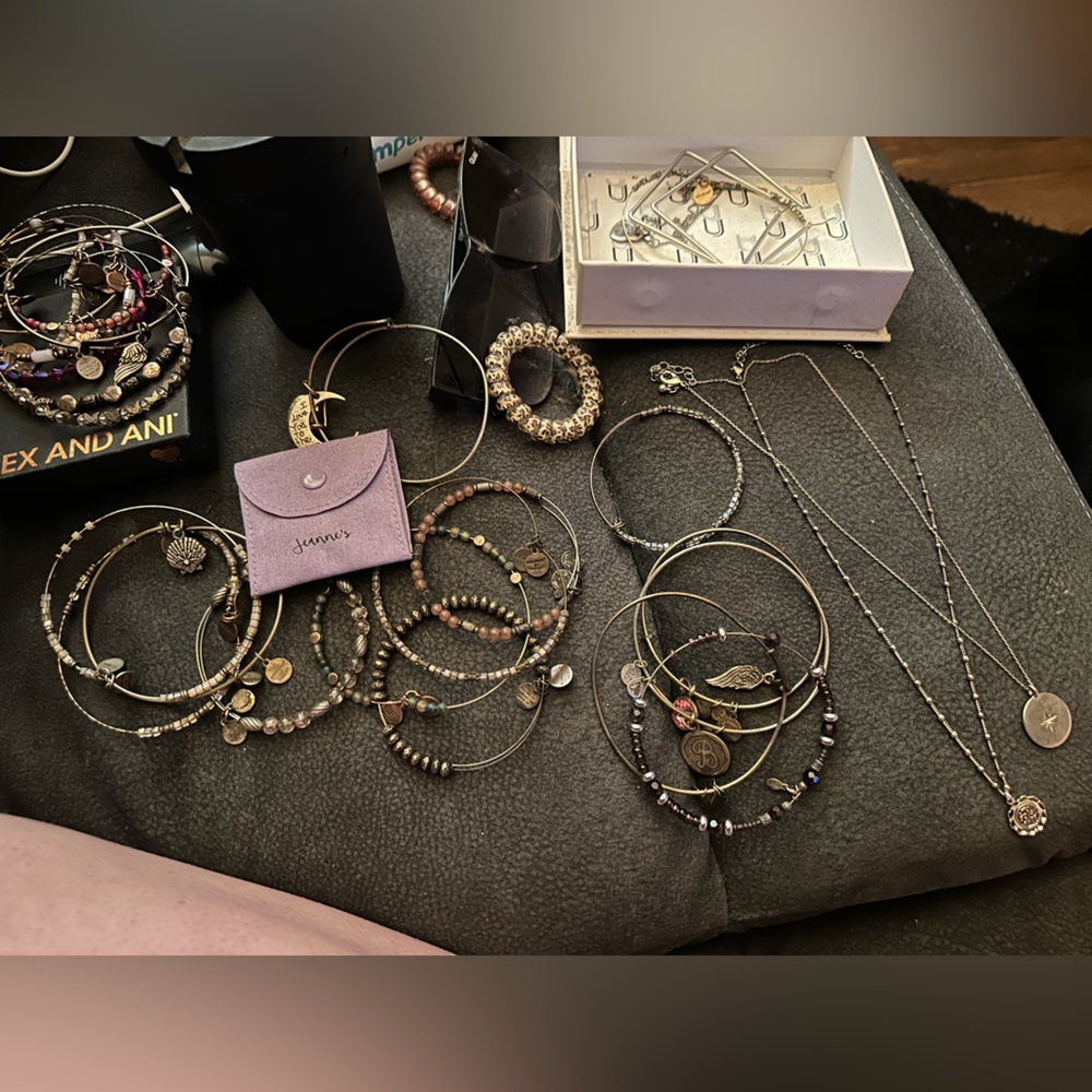 Alex & Ani bangles and beaded bracelet lot! TONS! New condition! Some used!
